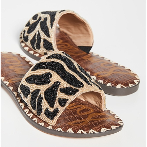 Sam Edelman Shoes - NEW Sam Edelman Gunner Beaded Slides